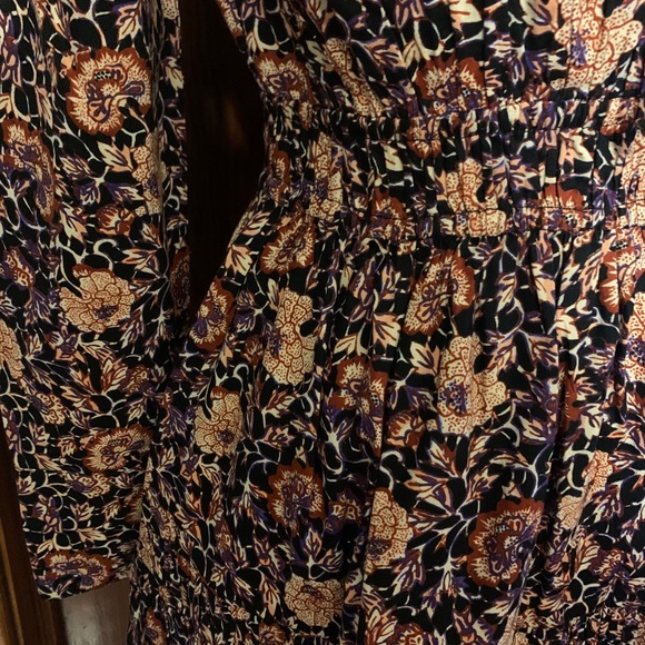 Ulla Johnson Liv Dress in navy multicolor print - Picture 7 of 8